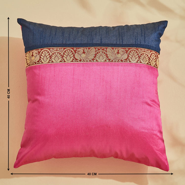 Corsica Brocade Masher Set of 5 Woven Cushion Covers - 40x40cm