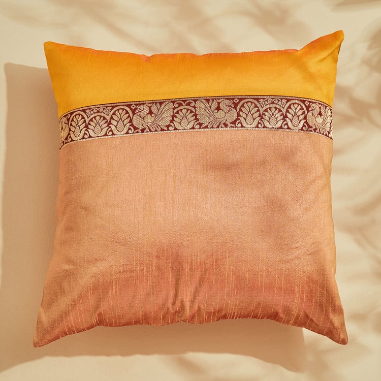 Corsica Brocade Masher Set of 5 Woven Cushion Covers - 40x40cm