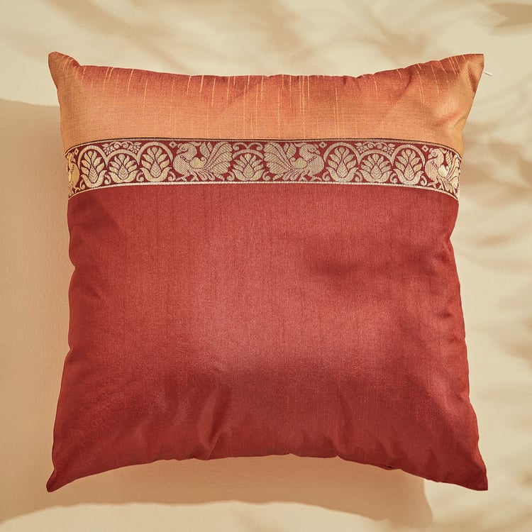 Corsica Brocade Masher Set of 5 Woven Cushion Covers - 40x40cm