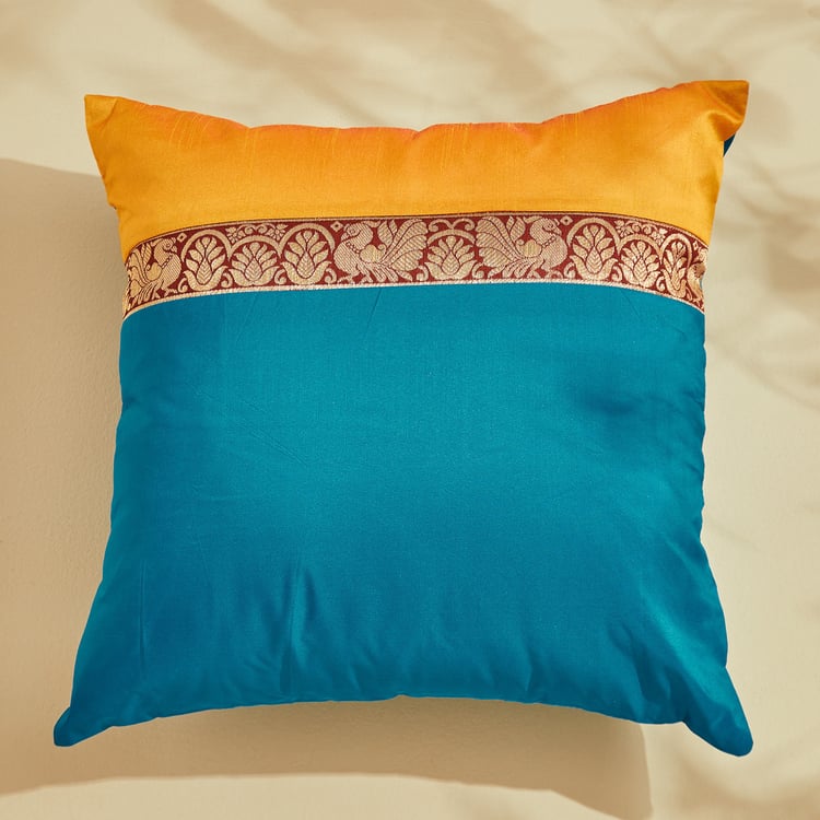 Corsica Brocade Masher Set of 5 Woven Cushion Covers - 40x40cm