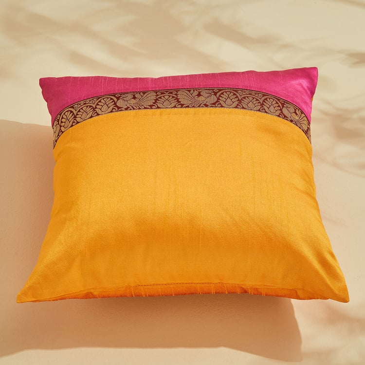 Corsica Brocade Masher Set of 5 Woven Cushion Covers - 40x40cm