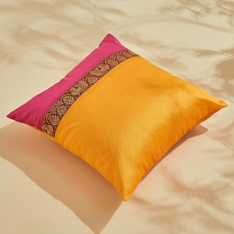 Corsica Brocade Masher Set of 5 Woven Cushion Covers - 40x40cm