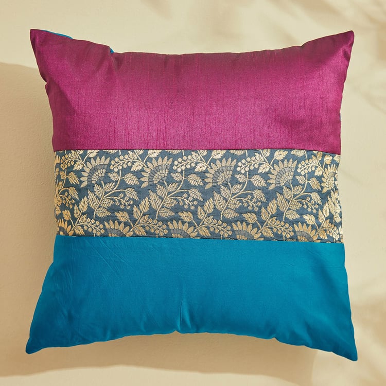 Corsica Brocade Palermo Set of 5 Woven Cushion Covers - 40x40cm