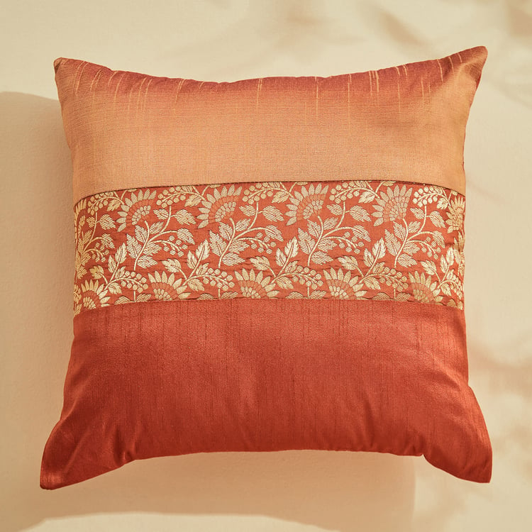 Corsica Brocade Palermo Set of 5 Woven Cushion Covers - 40x40cm