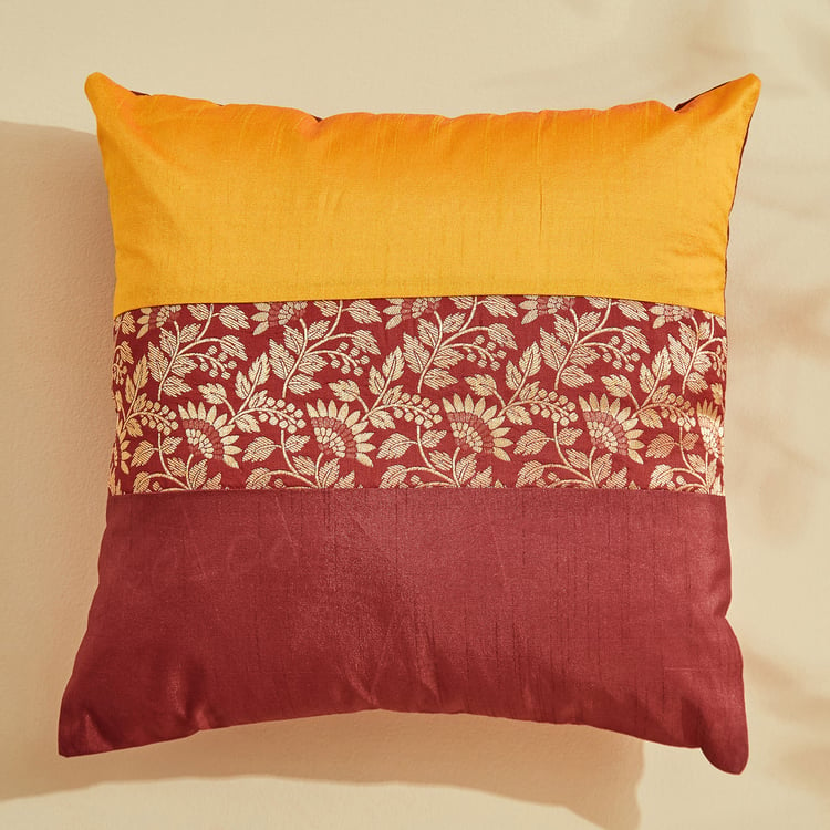 Corsica Brocade Palermo Set of 5 Woven Cushion Covers - 40x40cm