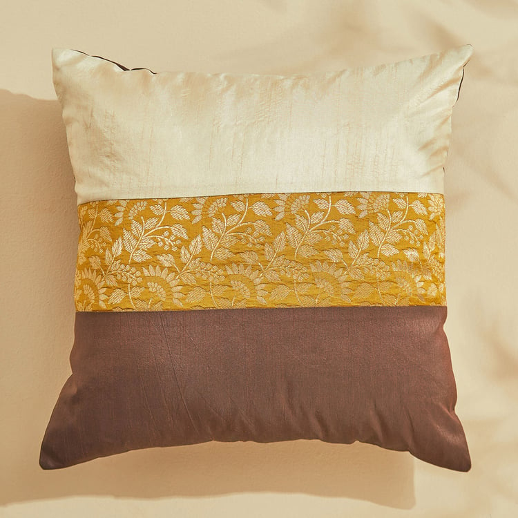 Corsica Brocade Palermo Set of 5 Woven Cushion Covers - 40x40cm