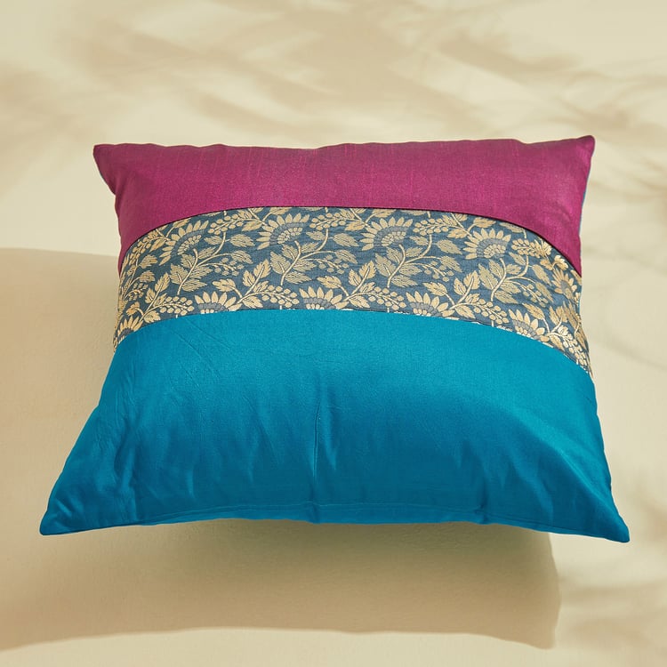 Corsica Brocade Palermo Set of 5 Woven Cushion Covers - 40x40cm