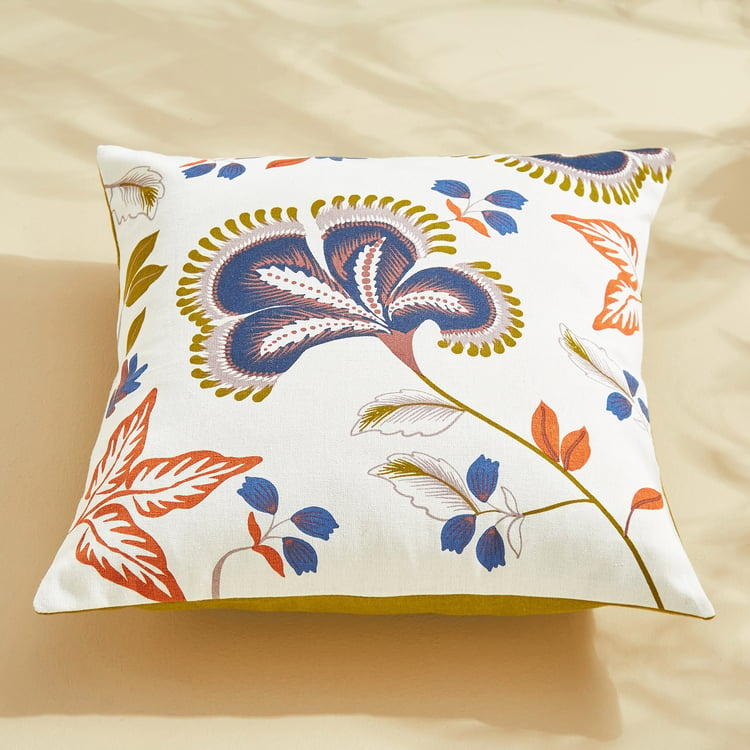 Corsica Florish Set of 2 Printed Cushion Covers - 40x40cm