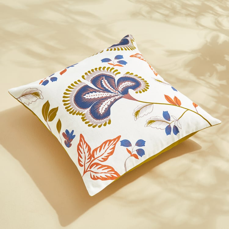 Corsica Florish Set of 2 Printed Cushion Covers - 40x40cm