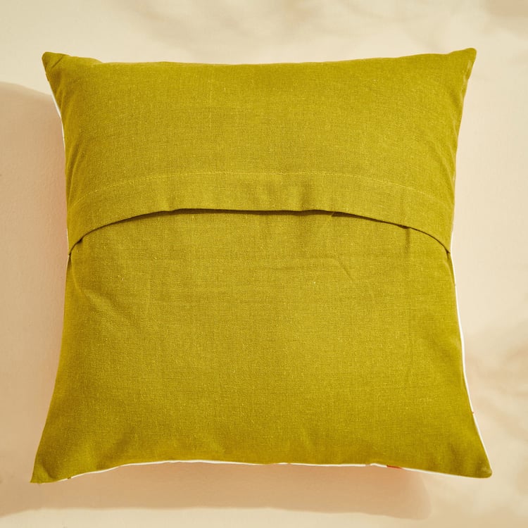 Corsica Florish Set of 2 Printed Cushion Covers - 40x40cm