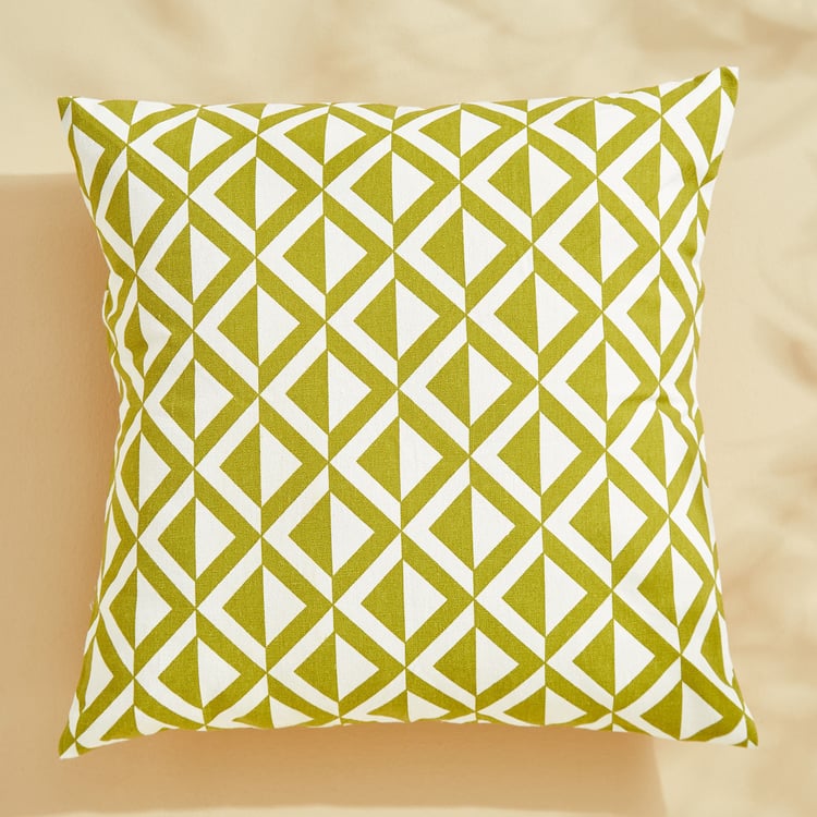 Corsica Florish Set of 2 Printed Cushion Covers - 40x40cm