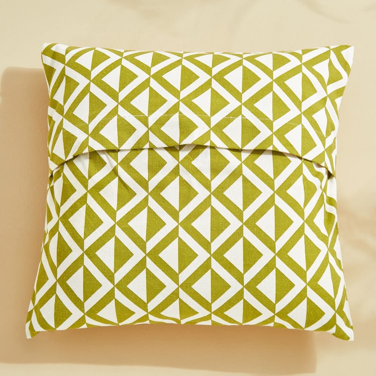 Corsica Florish Set of 2 Printed Cushion Covers - 40x40cm