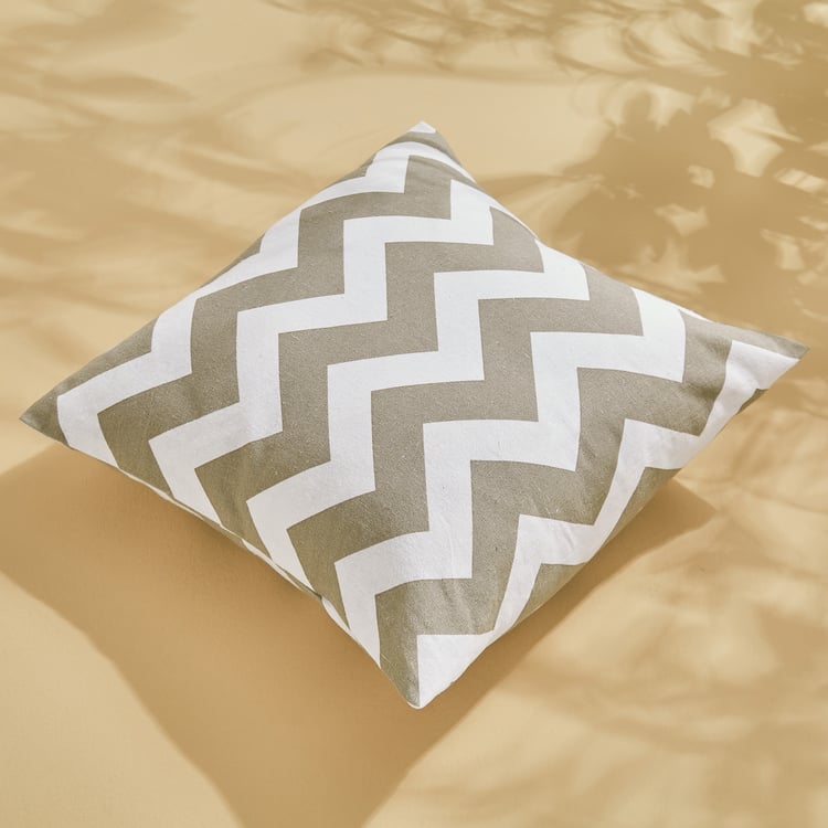 Corsica Florish Set of 2 Printed Cushion Covers - 40x40cm