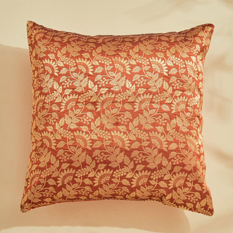 Corsica Brocade Palermo Set of 5 Woven Cushion Covers - 40x40cm