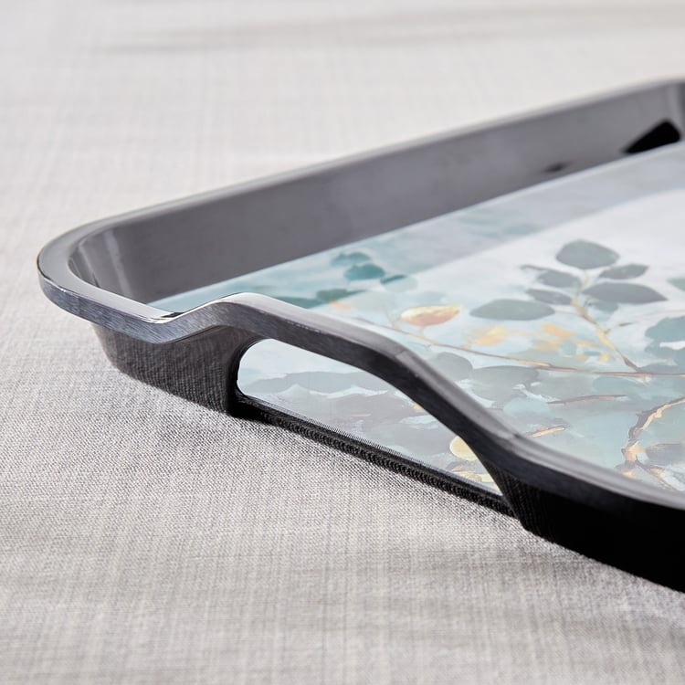Garnet Melamine Printed Small Serving Tray - 38x27.5cm