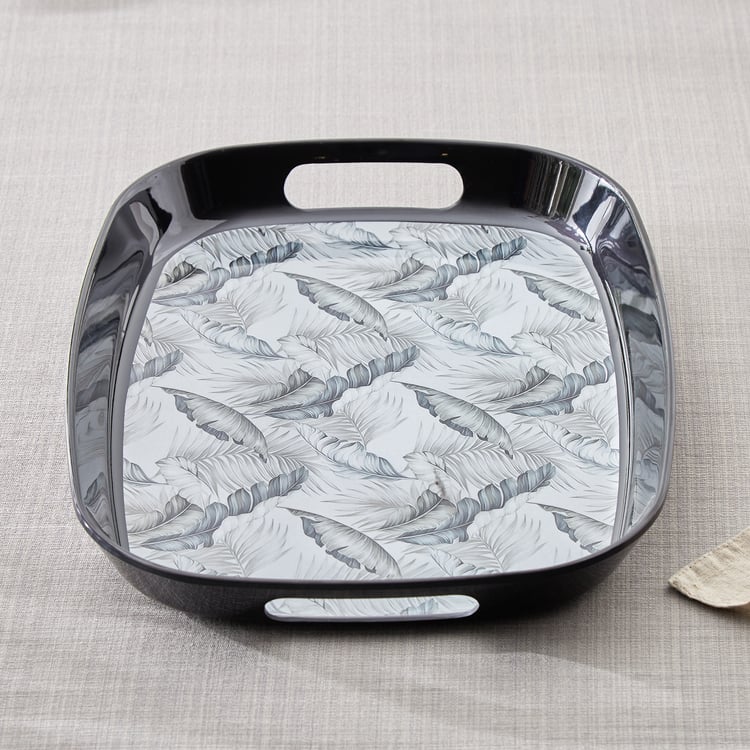 Garnet Melamine Printed Serving Tray - 38x28cm
