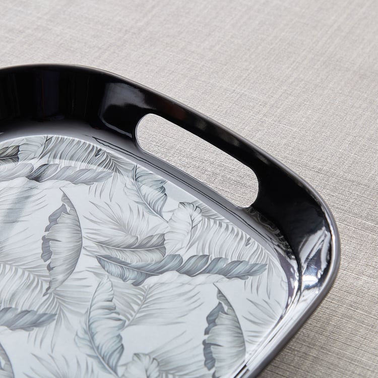 Garnet Melamine Printed Serving Tray - 38x28cm