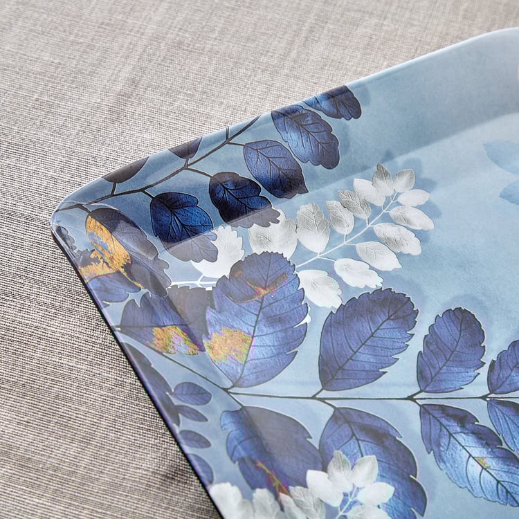 Garnet Melamine Printed Small Serving Tray - 31x23cm