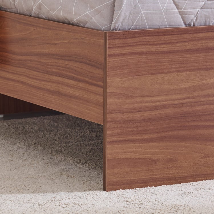 Helios Alton Single Bed with Bedside Table