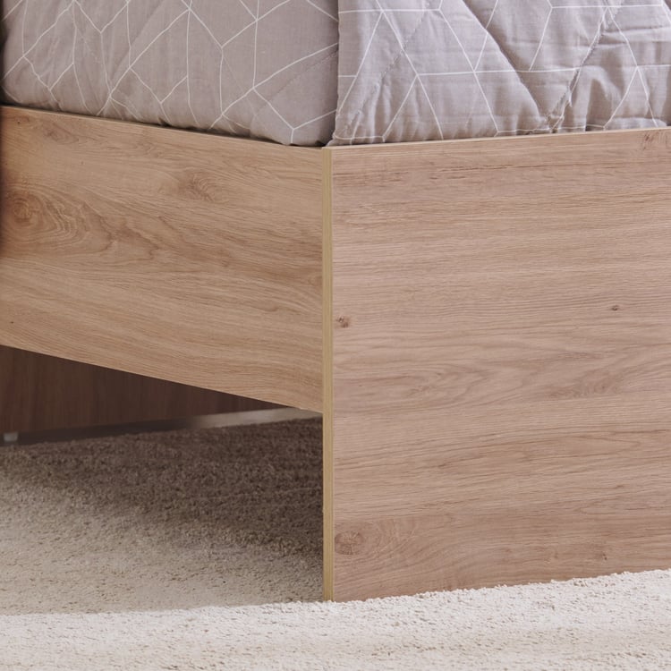 Helios Alton Single Bed with Bedside Table