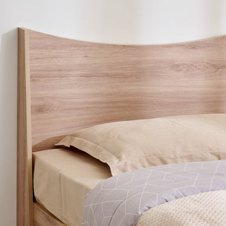 Helios Alton Single Bed with Bedside Table