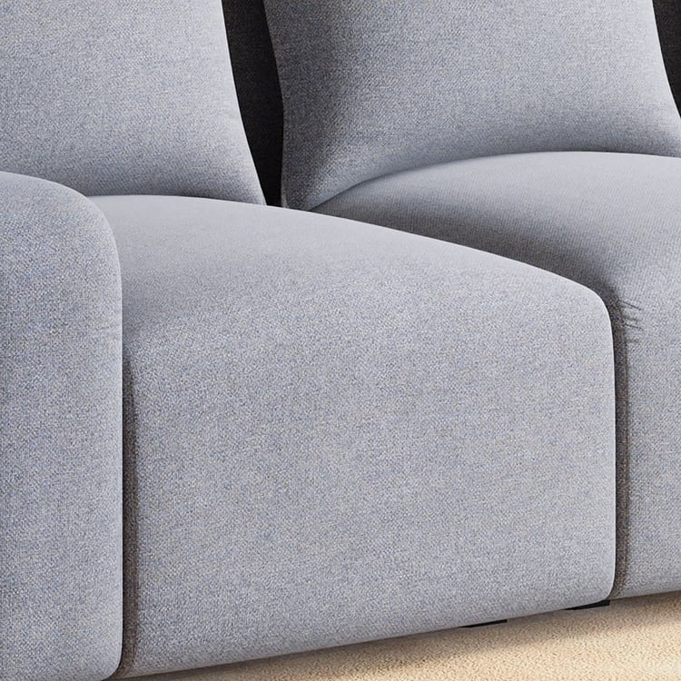 Chrono Fabric 3-Seater Sofa - Grey