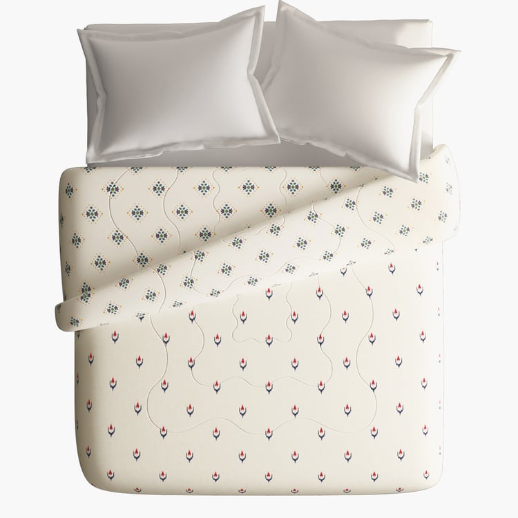 PORTICO Patola Cotton Printed Double Comforter