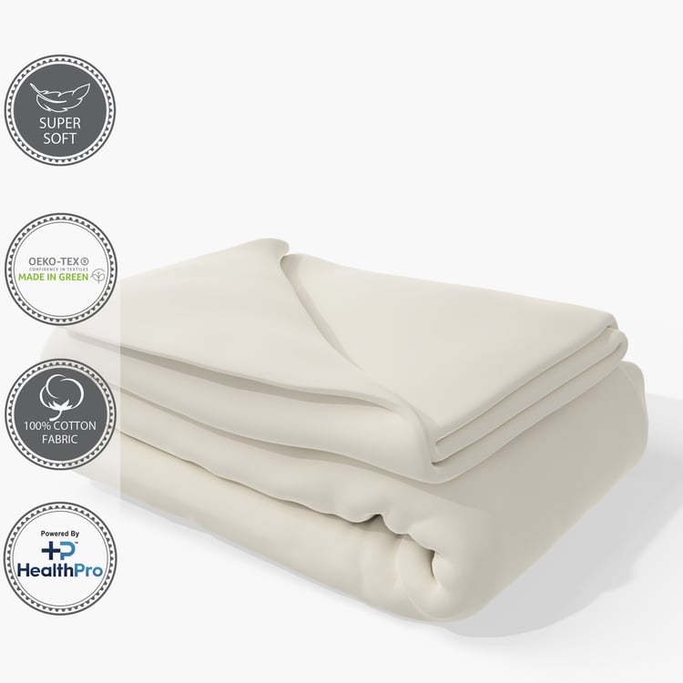 PORTICO Satin Premium Cotton Double Duvet Cover