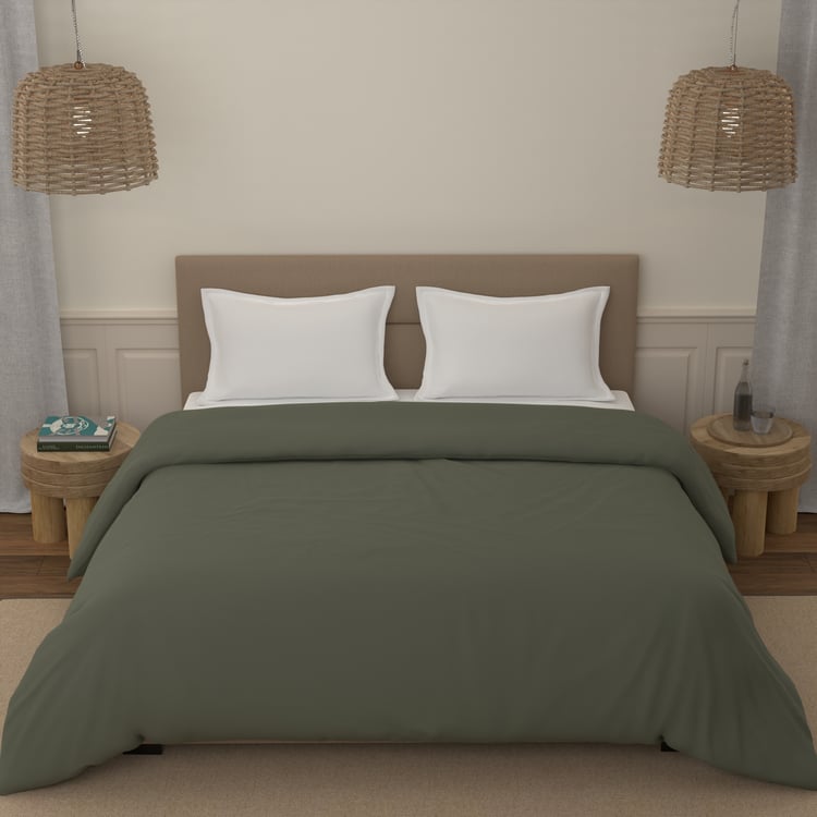 PORTICO Satin Premium Cotton Double Duvet Cover