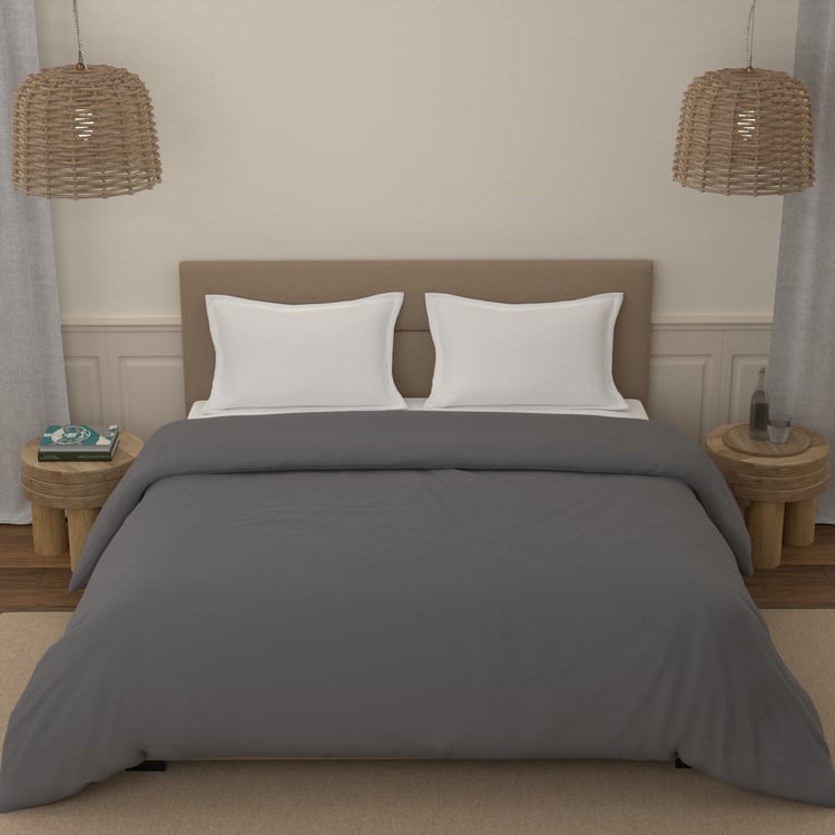 PORTICO Satin Premium Cotton Double Duvet Cover