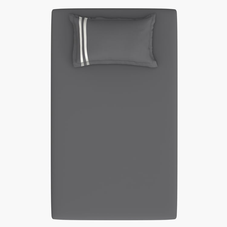 PORTICO Satin Premium Cotton 250TC 2Pc Single Bedsheet Set