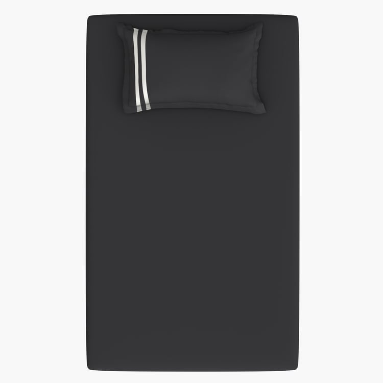 PORTICO Satin Premium Cotton 250TC 2Pc Single Bedsheet Set