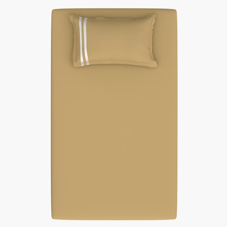 PORTICO Satin Premium Cotton 250TC 2Pc Single Bedsheet Set