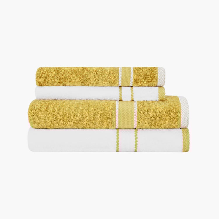 PORTICO Luxuria Set of 4 Cotton Bath and Hand Towels