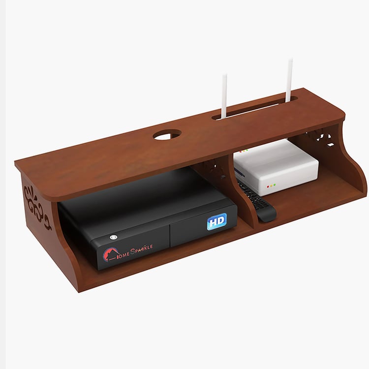 HOME SPARKLE Set-Top Box Stand - Brown