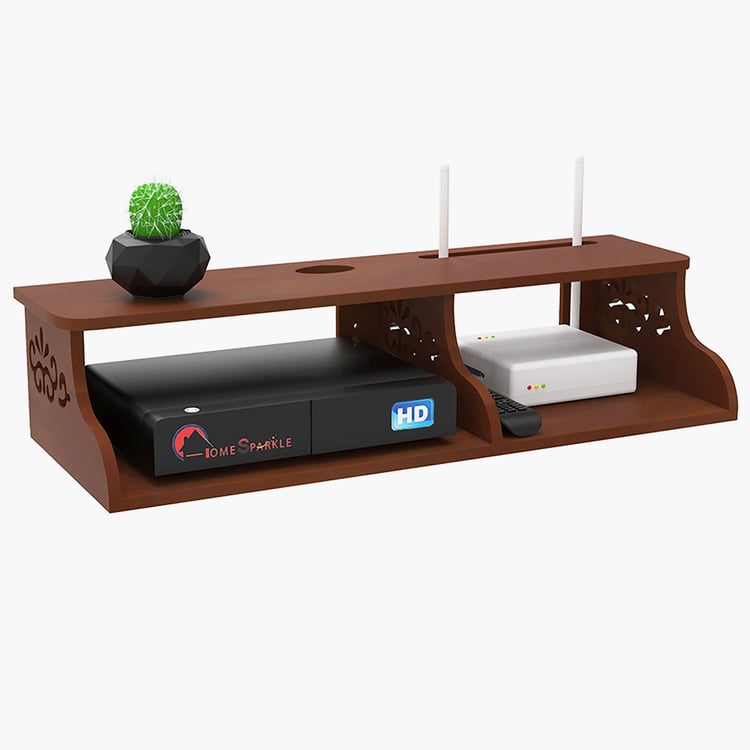 HOME SPARKLE Set-Top Box Stand - Brown