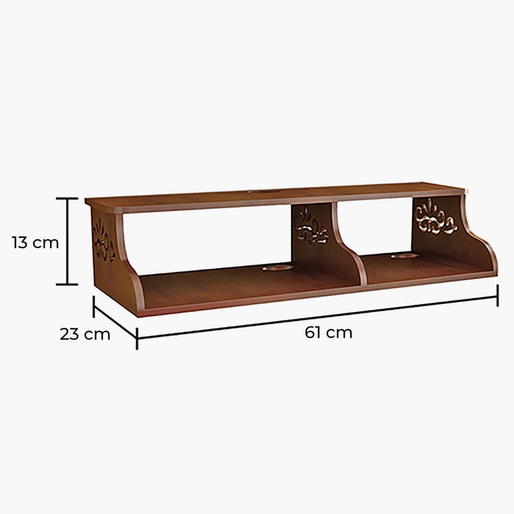 HOME SPARKLE Set-Top Box Stand - Brown