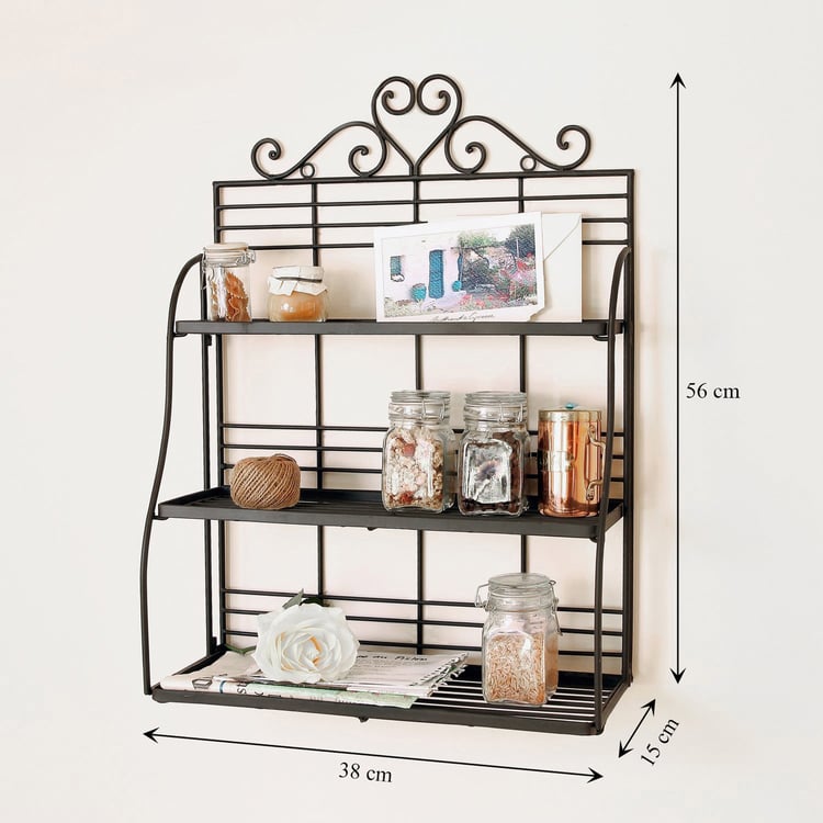 HOME SPARKLE Metal 3-Tier Kitchen Rack