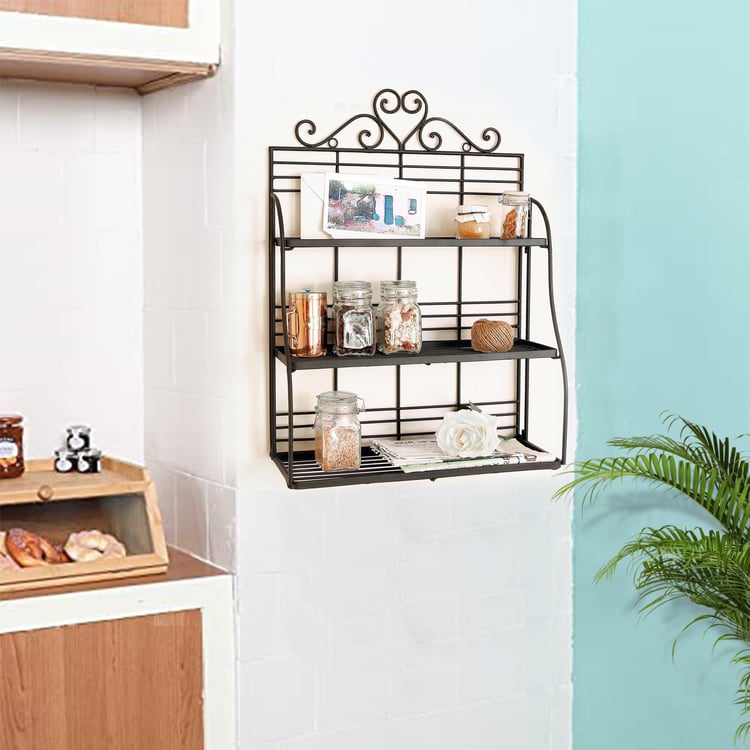 HOME SPARKLE Metal 3-Tier Kitchen Rack