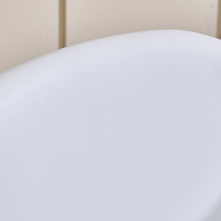 Domino Polypropylene Outdoor Chair - White