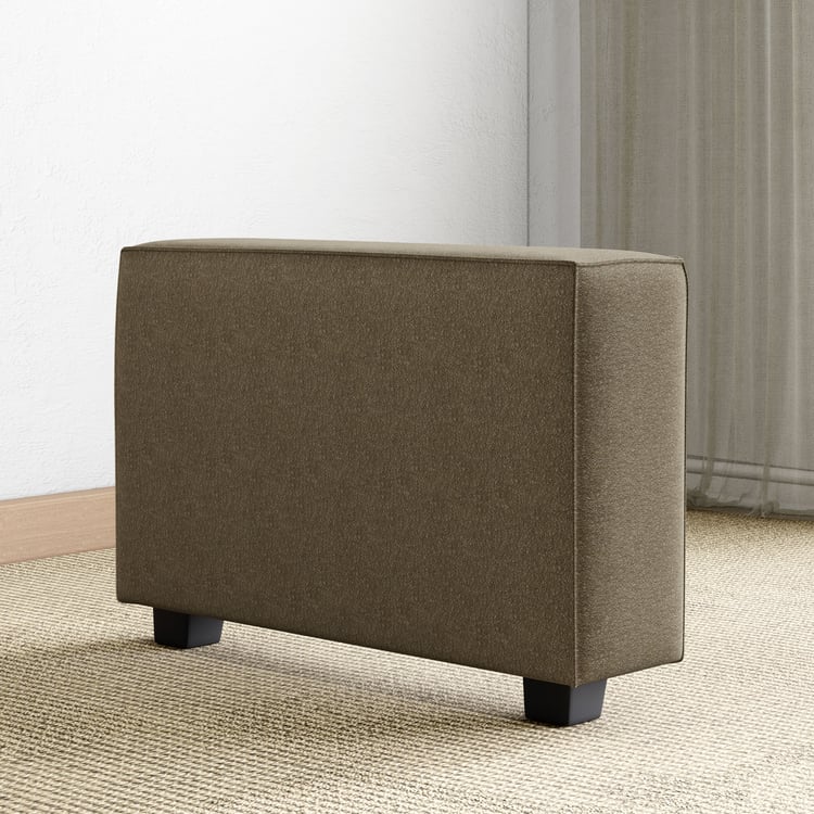Helios Brigade Fabric Sofa Arm - Brown