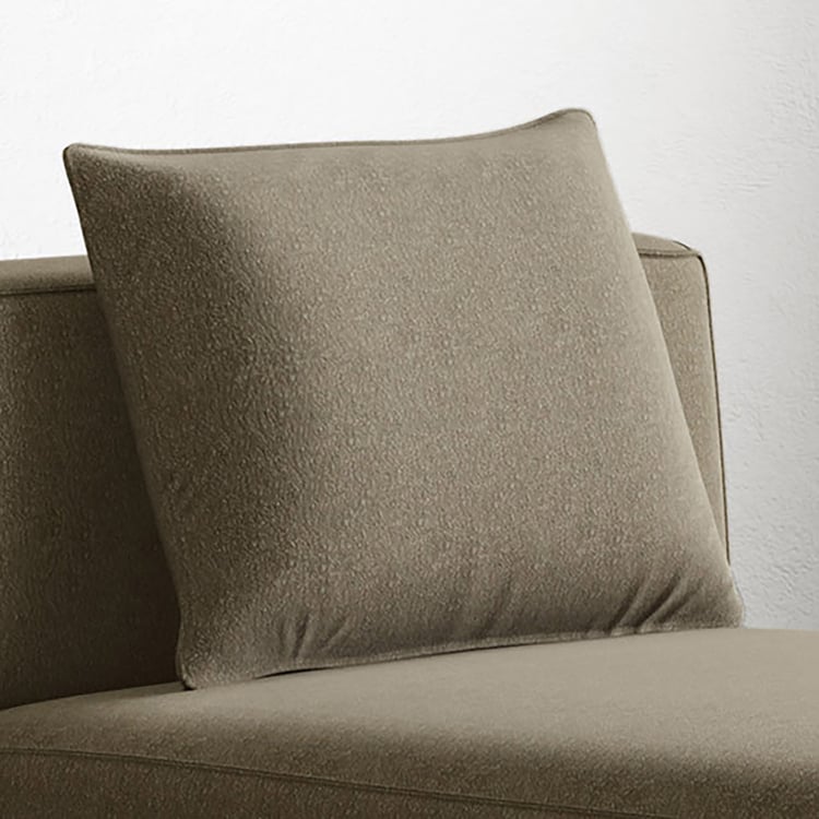 Helios Brigade 1-Seater Lounge Sofa with Cushion - Brown