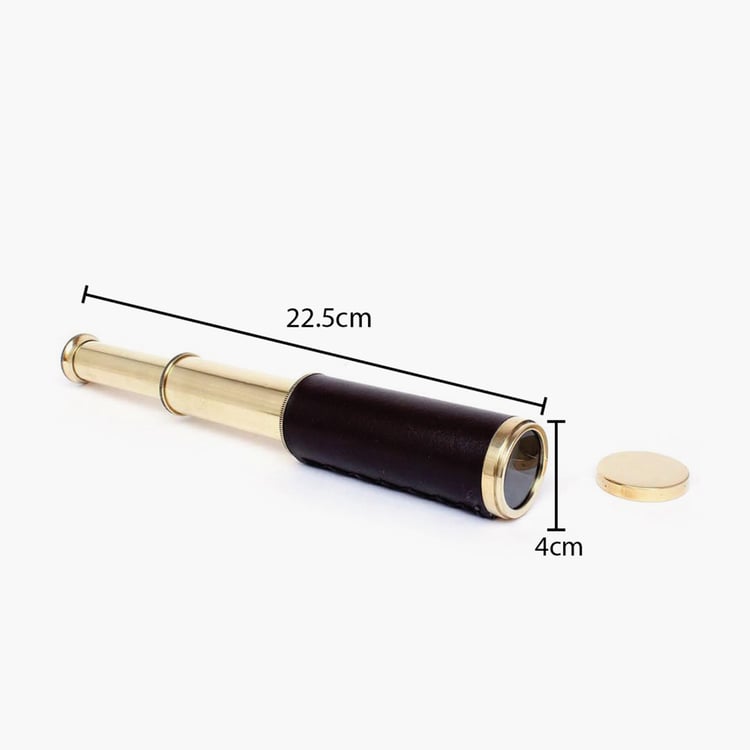 HOME SPARKLE Metal Decorative Telescope
