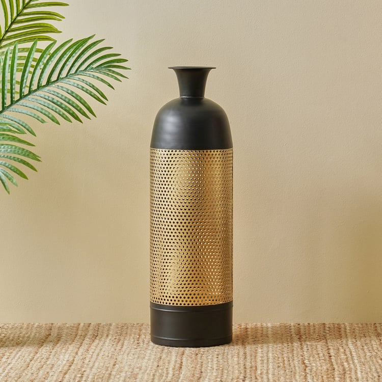 Corsica Ailbern Metal Jaali Floor Vase