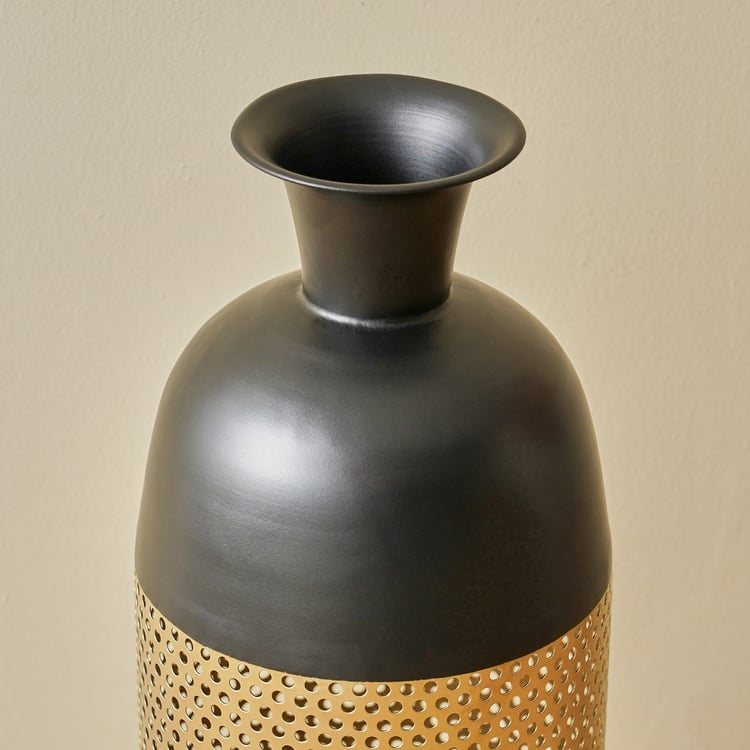 Corsica Ailbern Metal Jaali Floor Vase