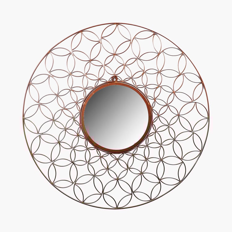 HOME SPARKLE Metal Wall Mirror - 81x81cm