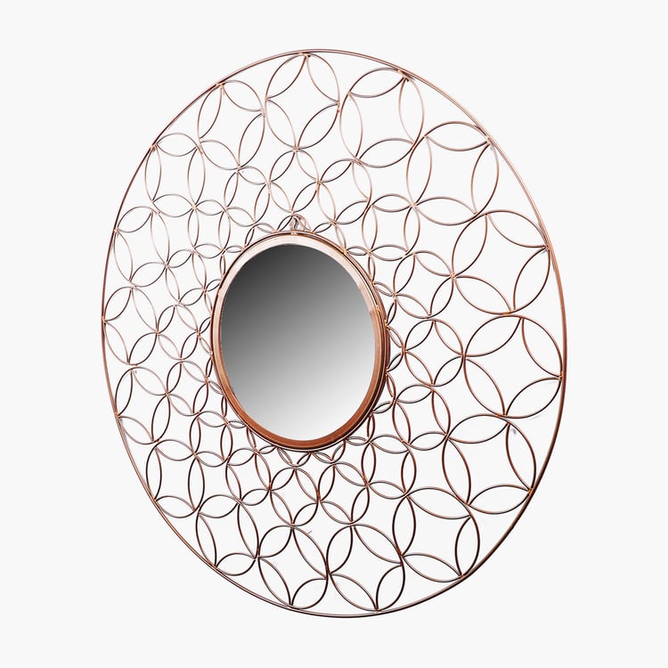 HOME SPARKLE Metal Wall Mirror - 81x81cm