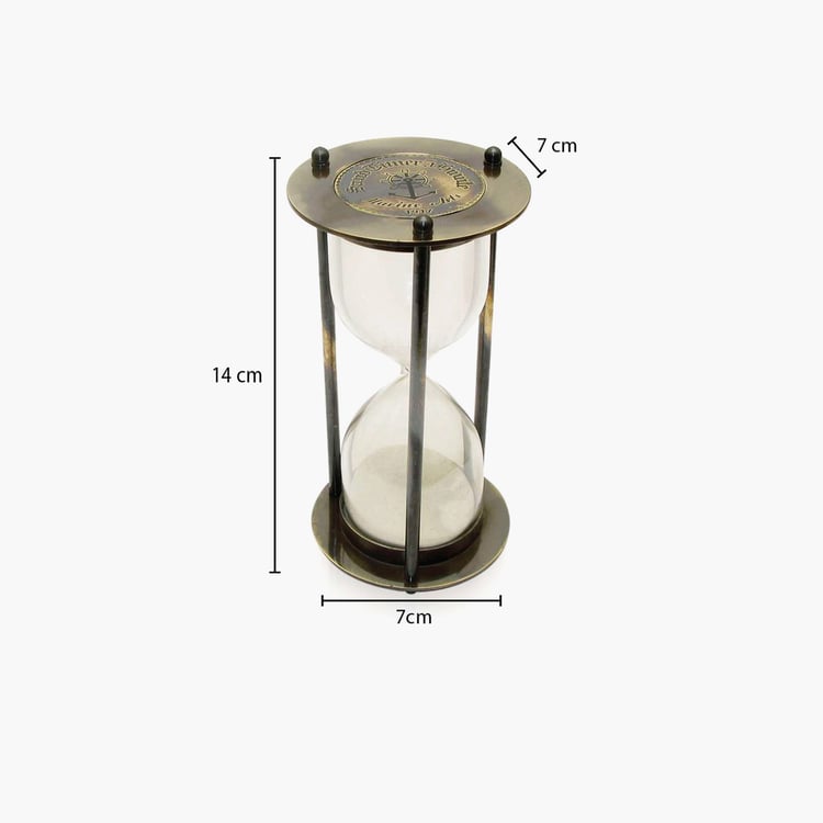 HOME SPARKLE Metal 5 Min Hourglass Sand Timer