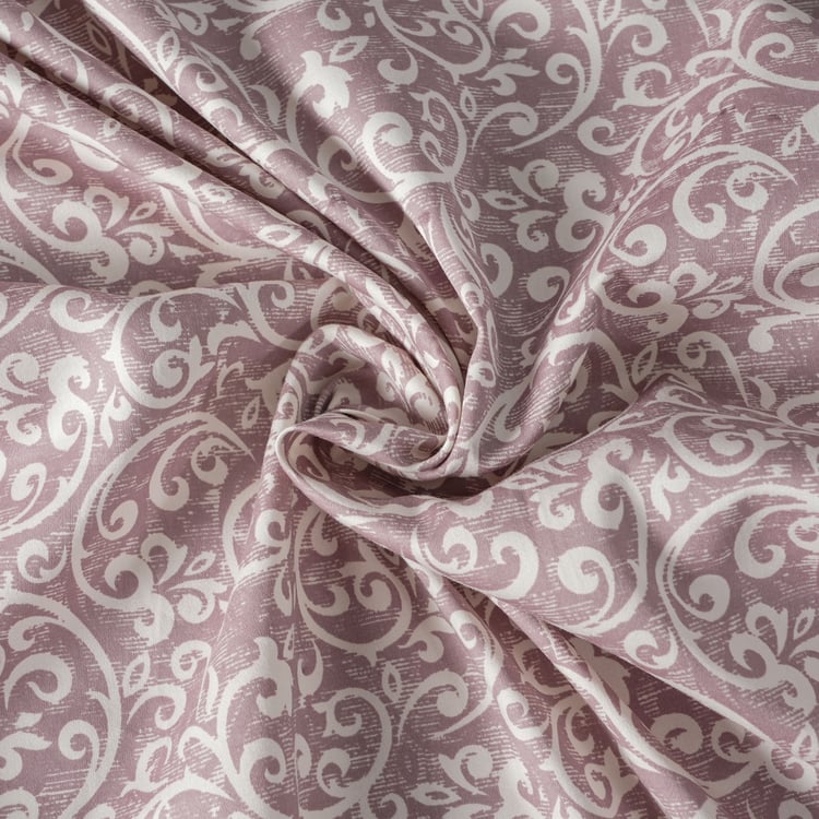 MASPAR Vintage Acanthus Serenity Cotton 400TC Printed 3Pcs Super King Bedsheet Set
