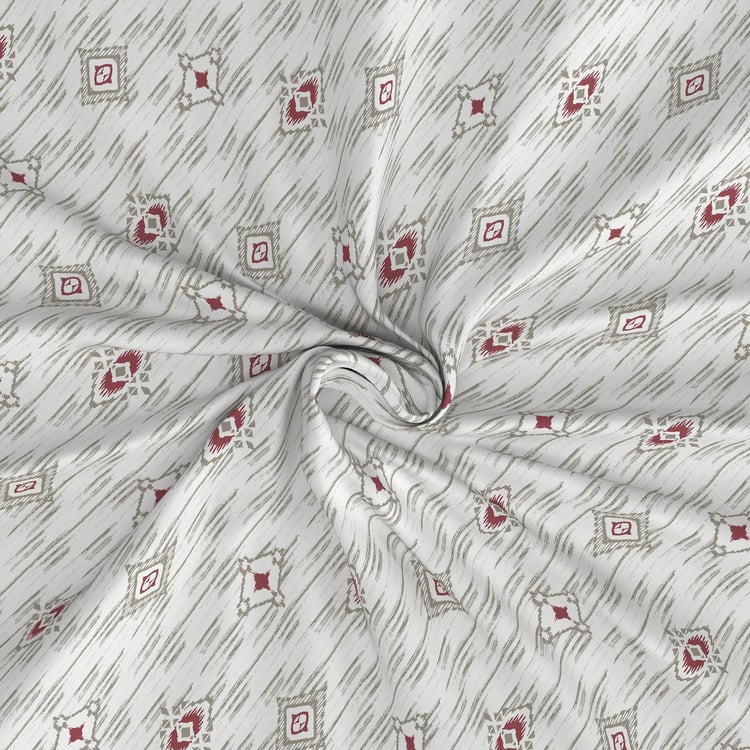 MASPAR Hermosa Eclectic Garden Cotton Printed 3Pcs Super King Bedsheet Set